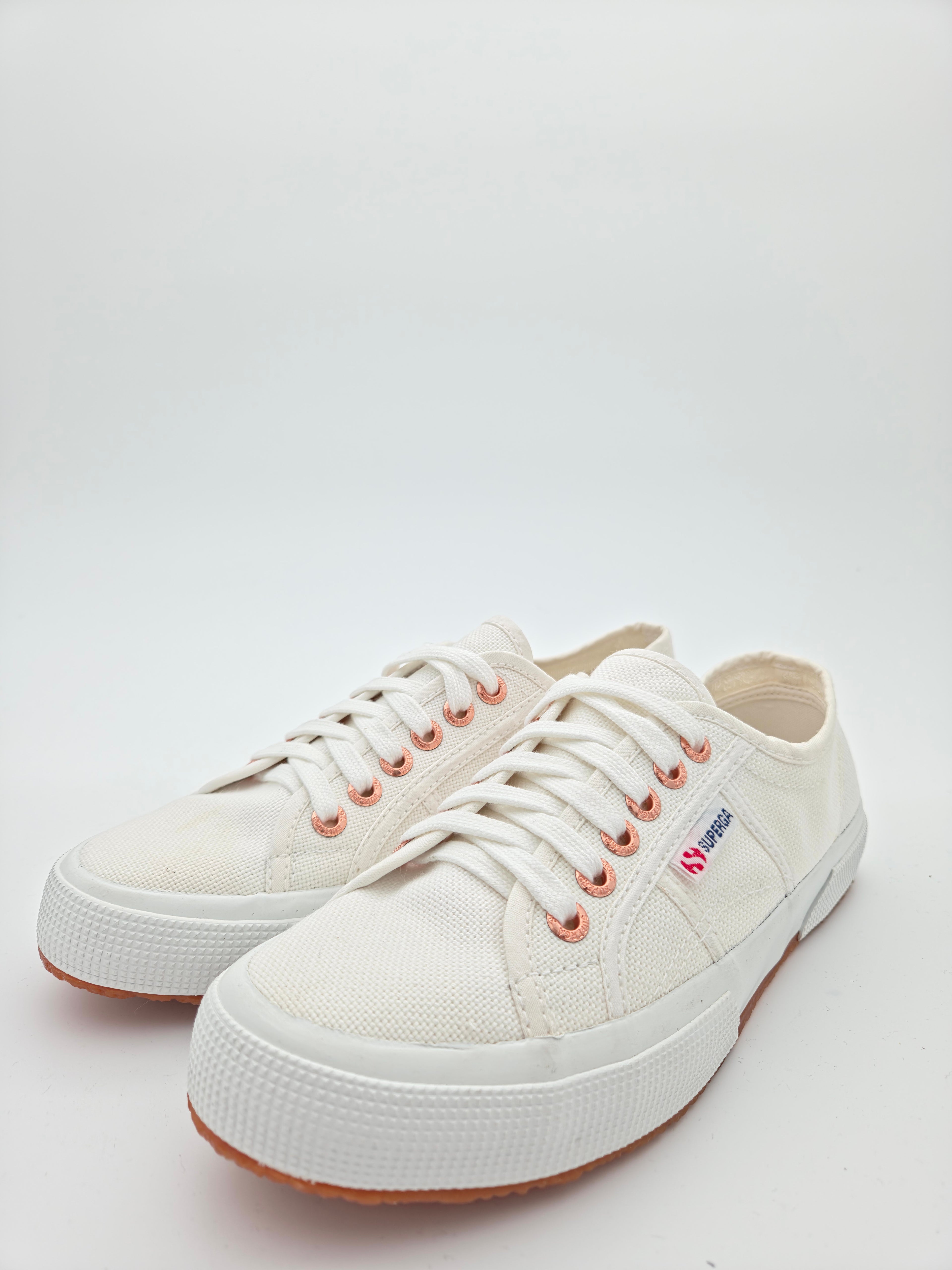 Superga 2750-Cotu Classic Vit Koppar
